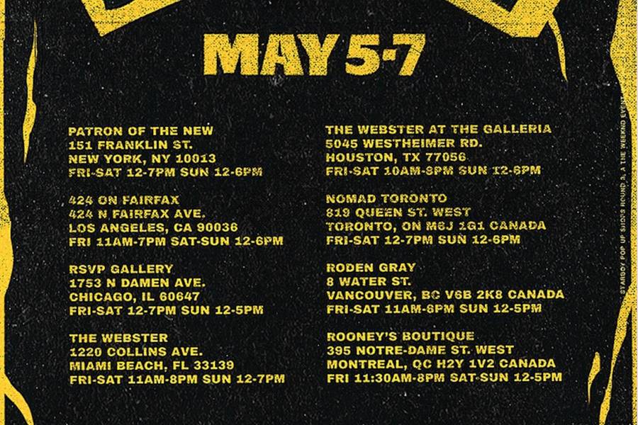 The Weeknd Announces Pop-Up Shop Events for Punk Inspired "Starboy Collection"