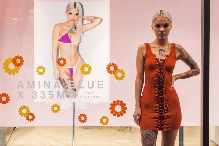 Check out the Amina Blue X 335MM Pop-Up Shop at NUBIAN