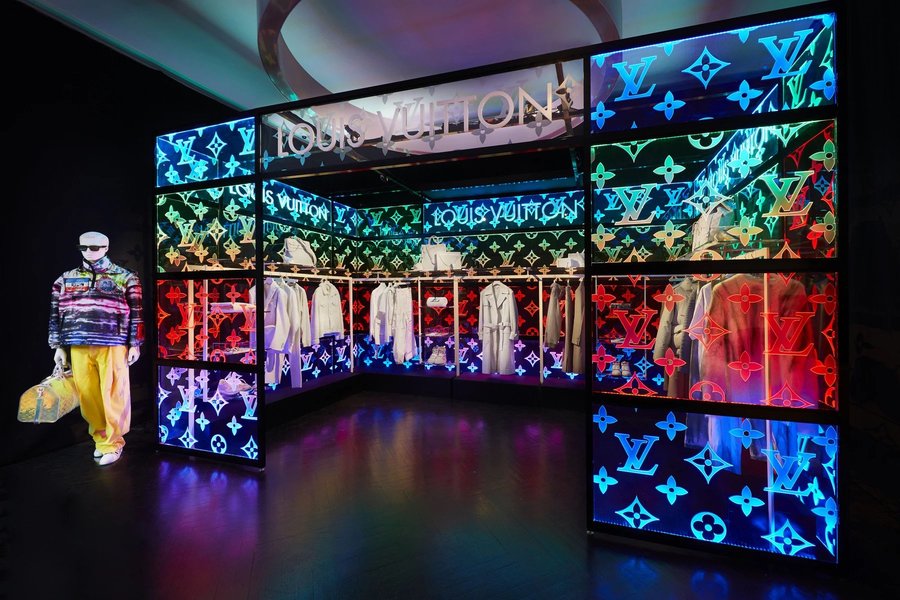 Louis Vuitton designer Virgil Abloh parties in Miami