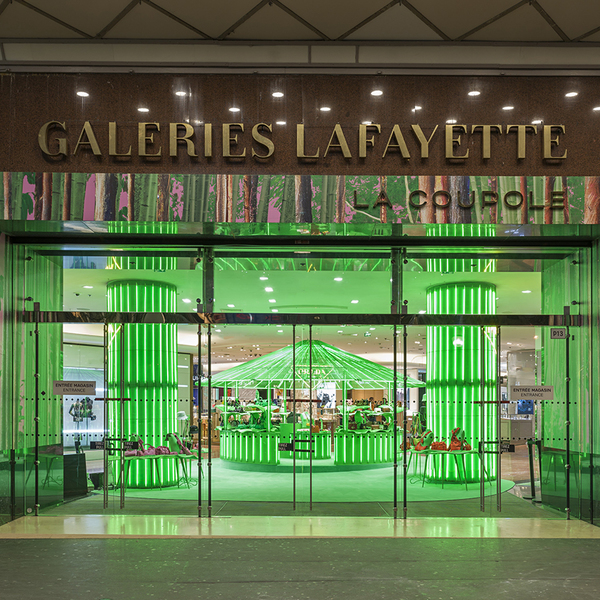 Prada Takes Over Galeries Lafayette for 'Hyper Leaves' Pop-Up