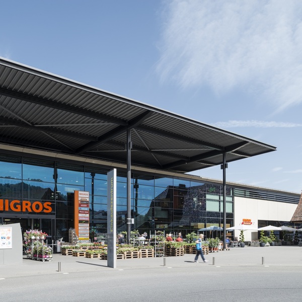 Shopping center in area of Köniz