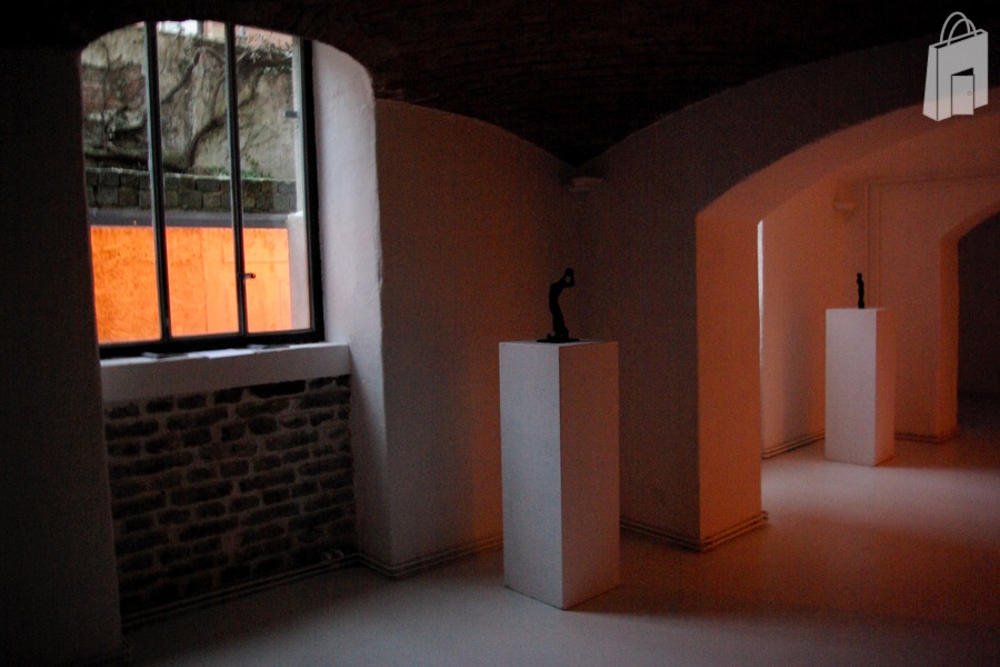 Galerie beleuchtet für Abendveranstaltung