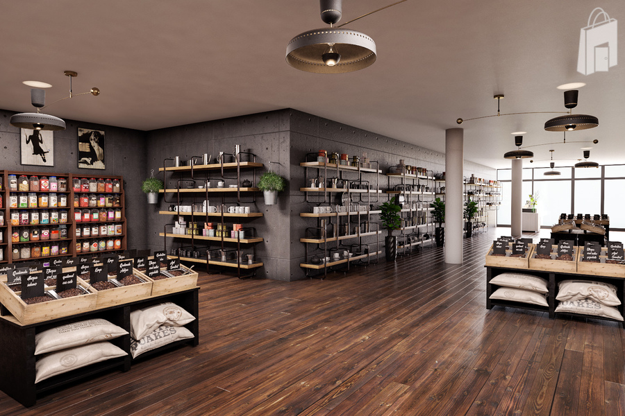 Visualisierung Kaffeeshop