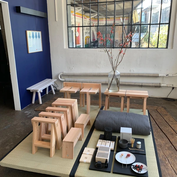 Stunning corner in an emblematic design shop