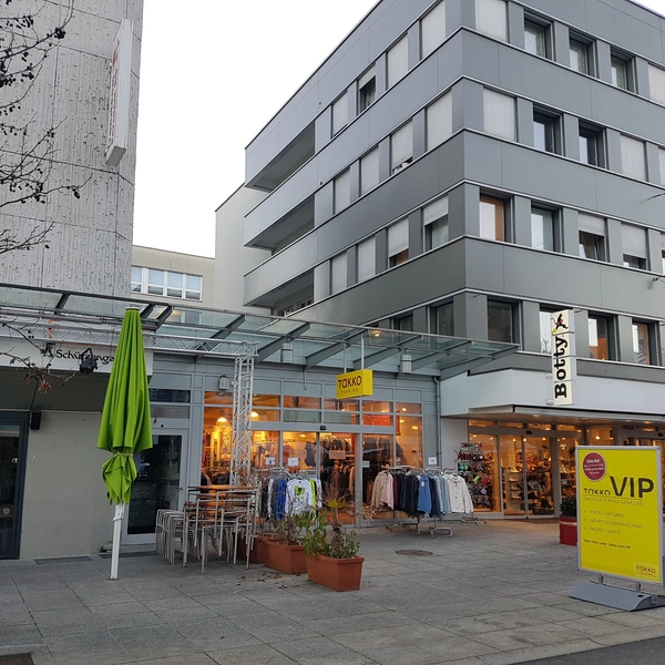 Fast alle sind schon da - an der Bahnhofstrasse in Buchs SG...