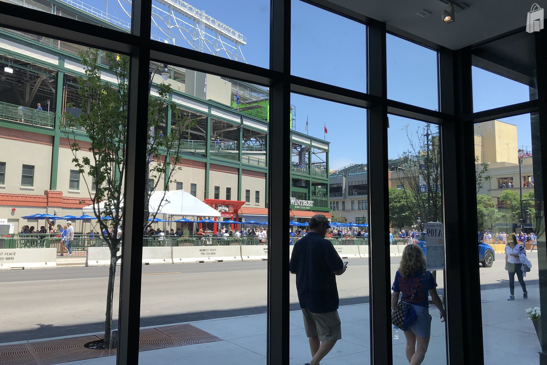 Visibile from Wrigley Field