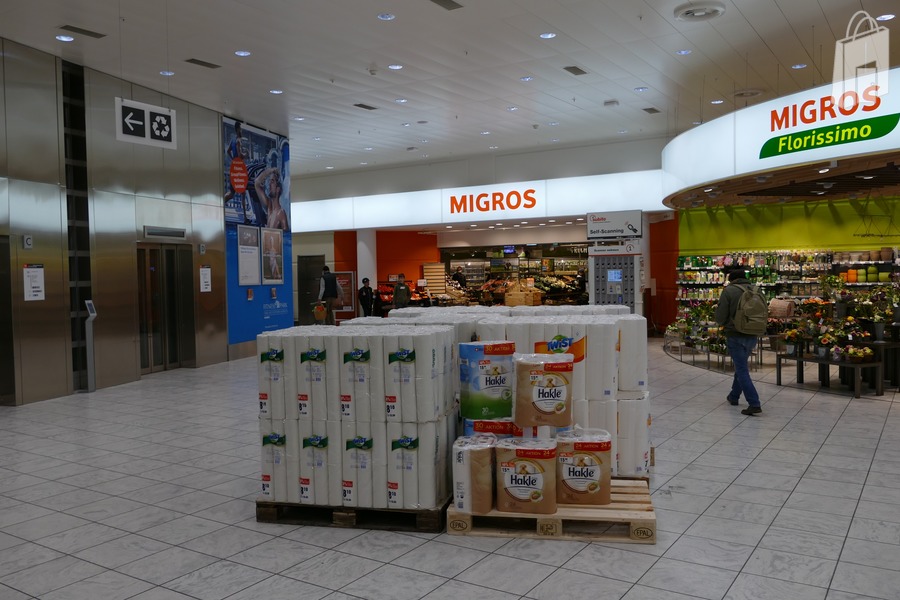 Promotionsfläche Sicht Migros