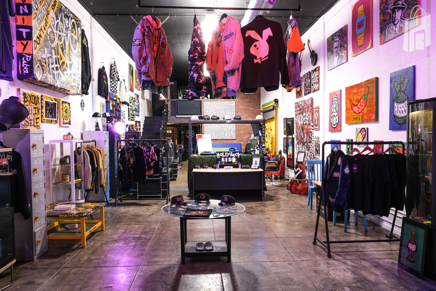 Looking in from the front door