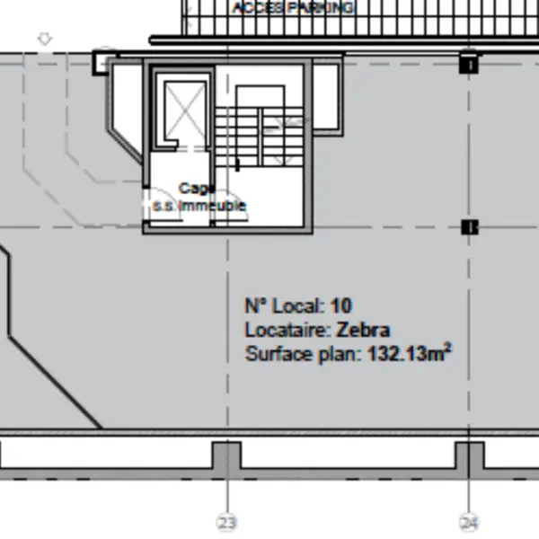 Contemporary Space in Rue de Jargonnant