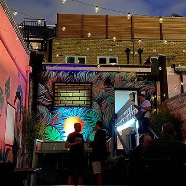 Artsy Garden Kiosk Space in Kentish Town