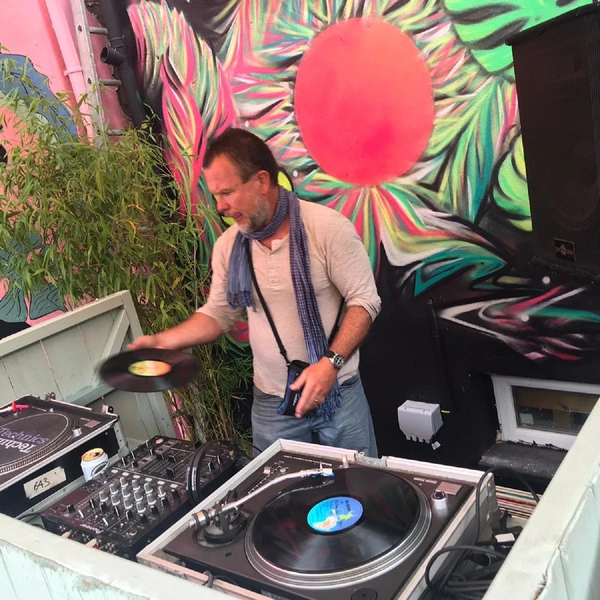 Kiosk Space inside a record store/coffee shop