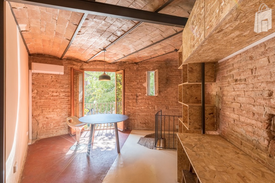 There is a big view on the street 