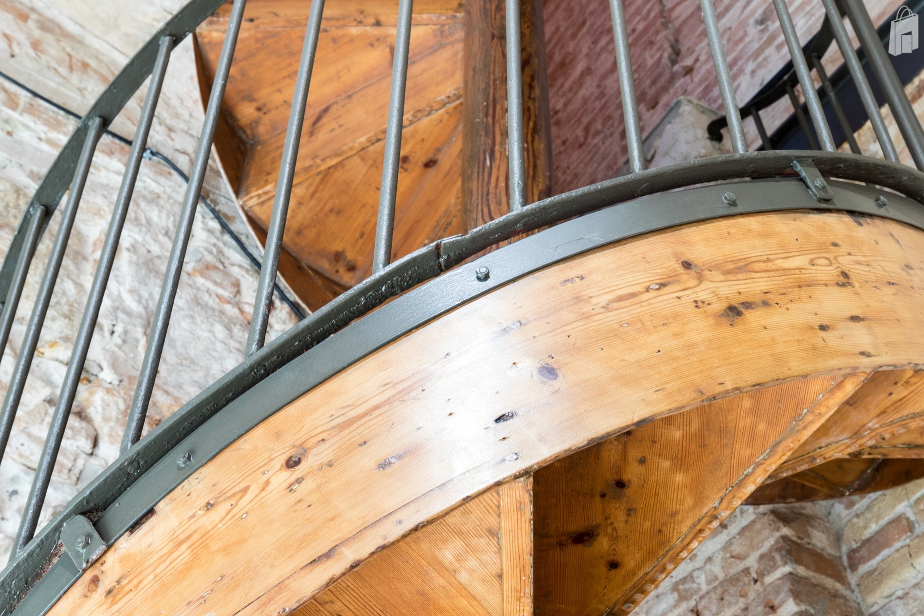 The stairs are symbolic of this space, old, authentic and convivial