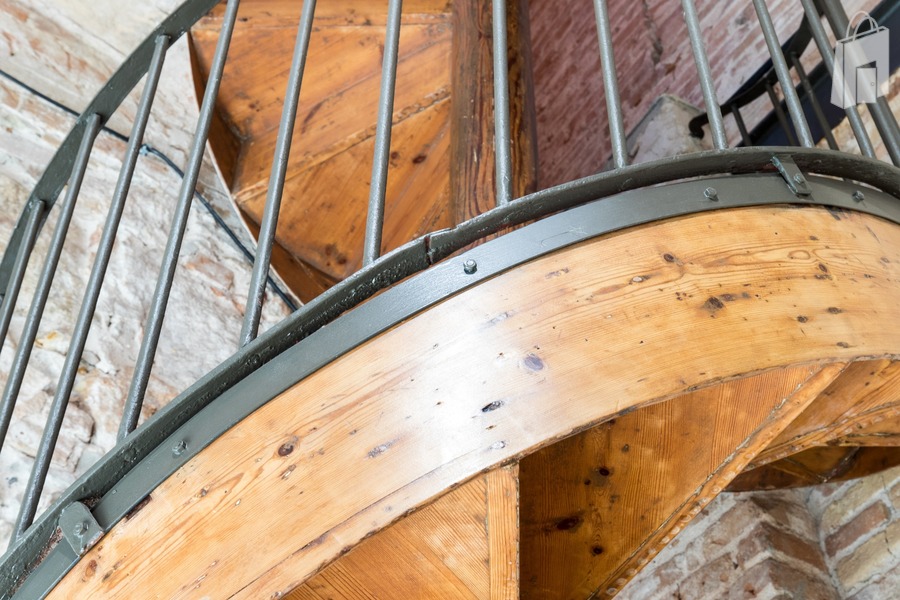 The stairs are symbolic of this space, old, authentic and convivial