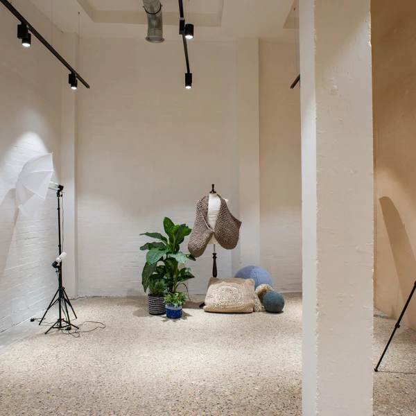 Exposed brick Gallery/Shop space