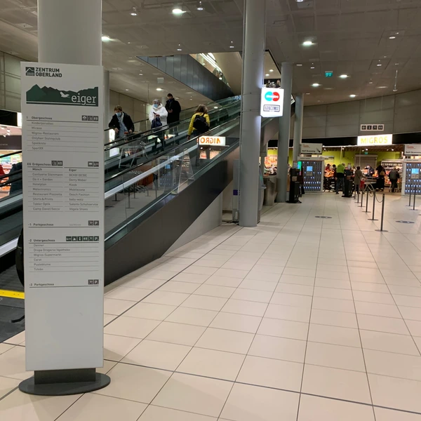 Zentrum Oberland | Mall-Promotionsfläche Nr. 2 | 2. Untergeschoss