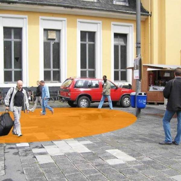 Vorplatz, vor Fahrradstand