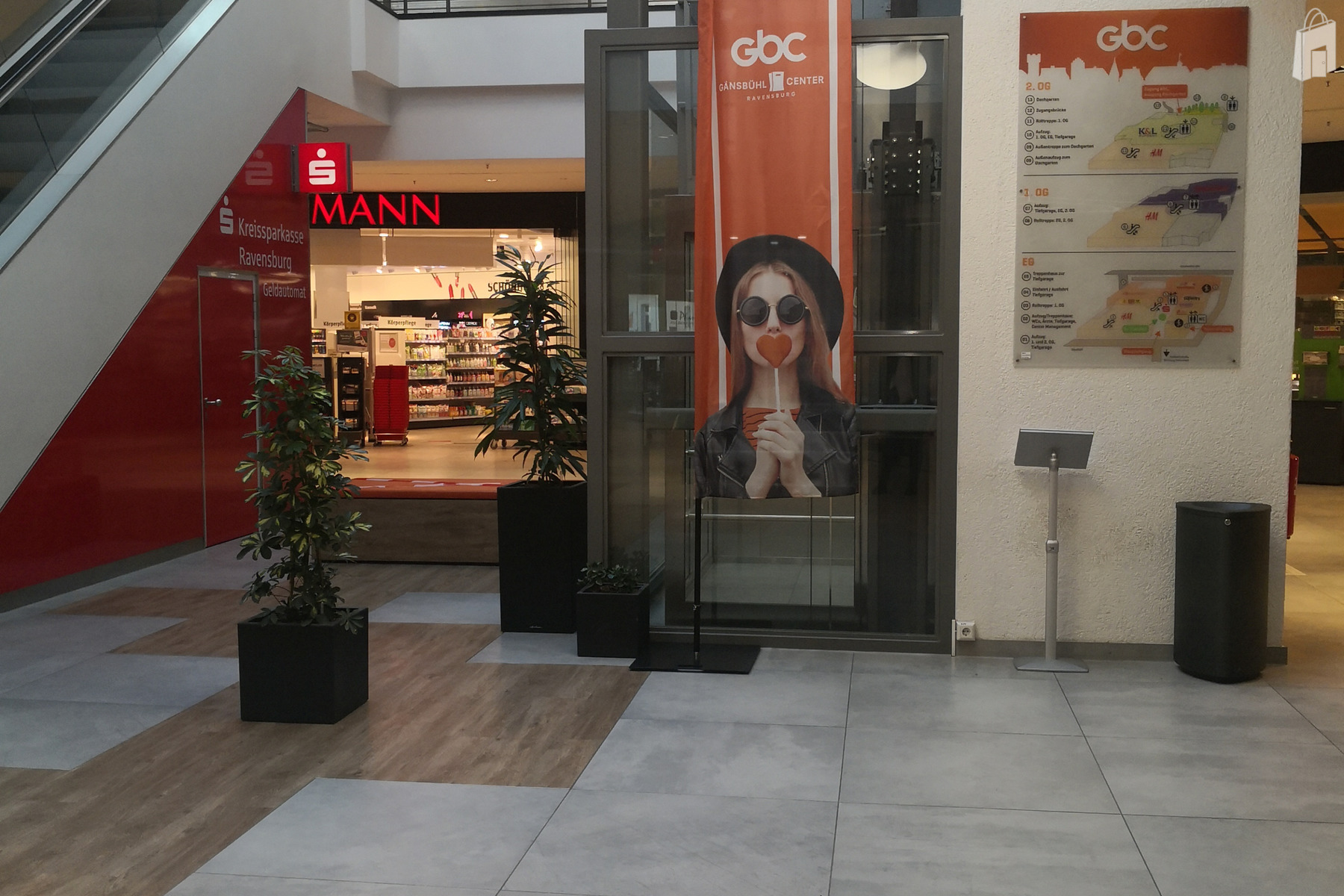 Ansicht vom Haupteingang