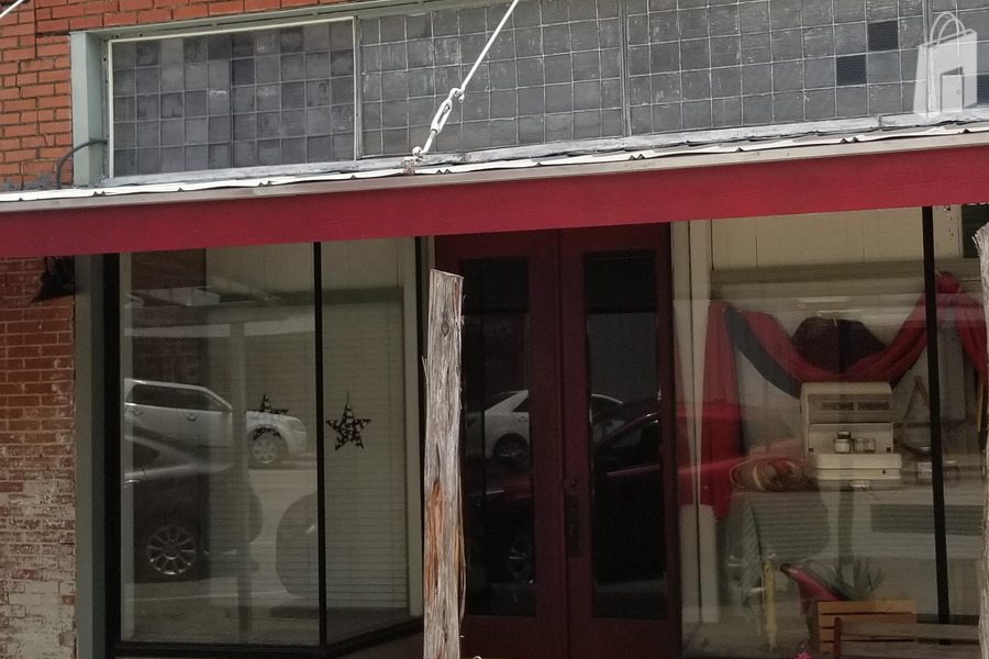 Outside Door and Display