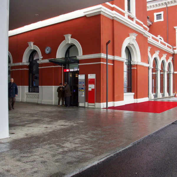 Promotion & Pop-Up Store Standort, Lugano Bahnhof