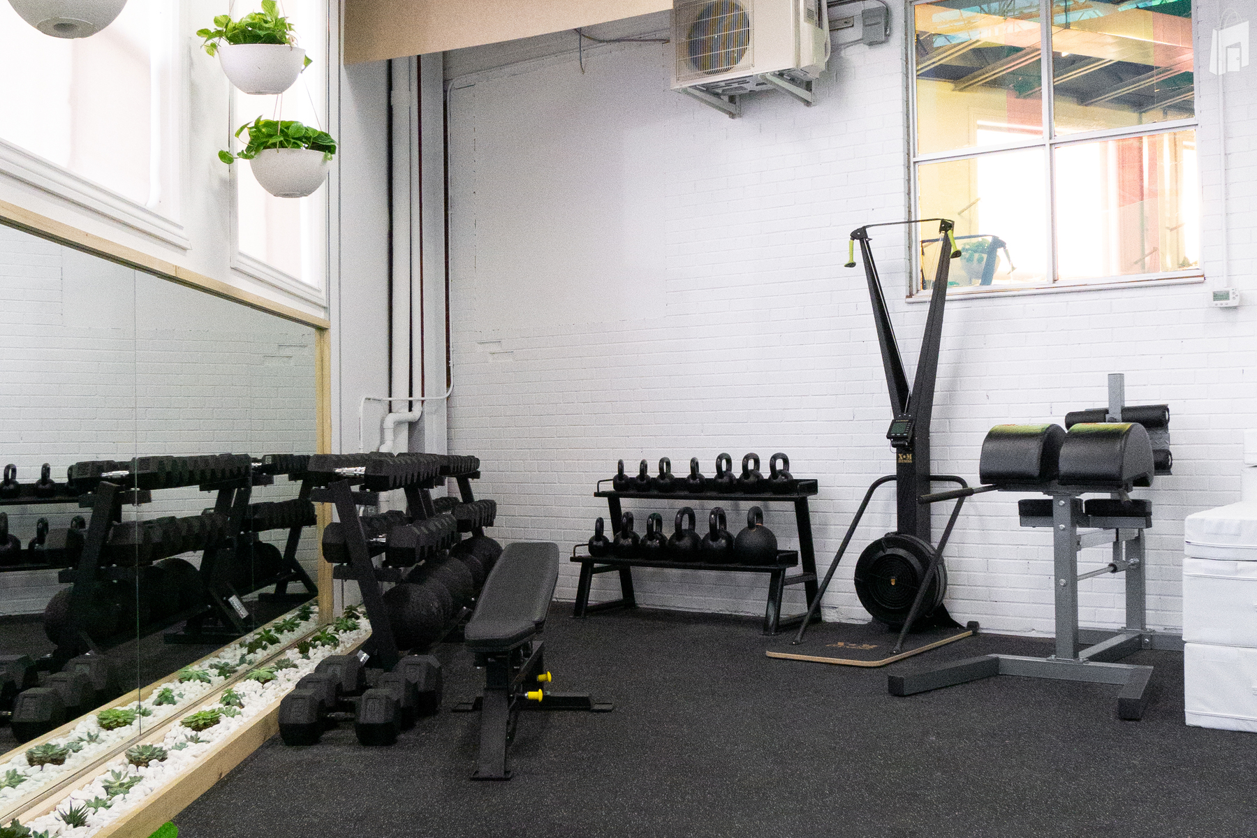 Spaces by Jacflash designed THE STUDIO to be a holistic, fitness centre where rugged athleticism meets mindful conditioning.