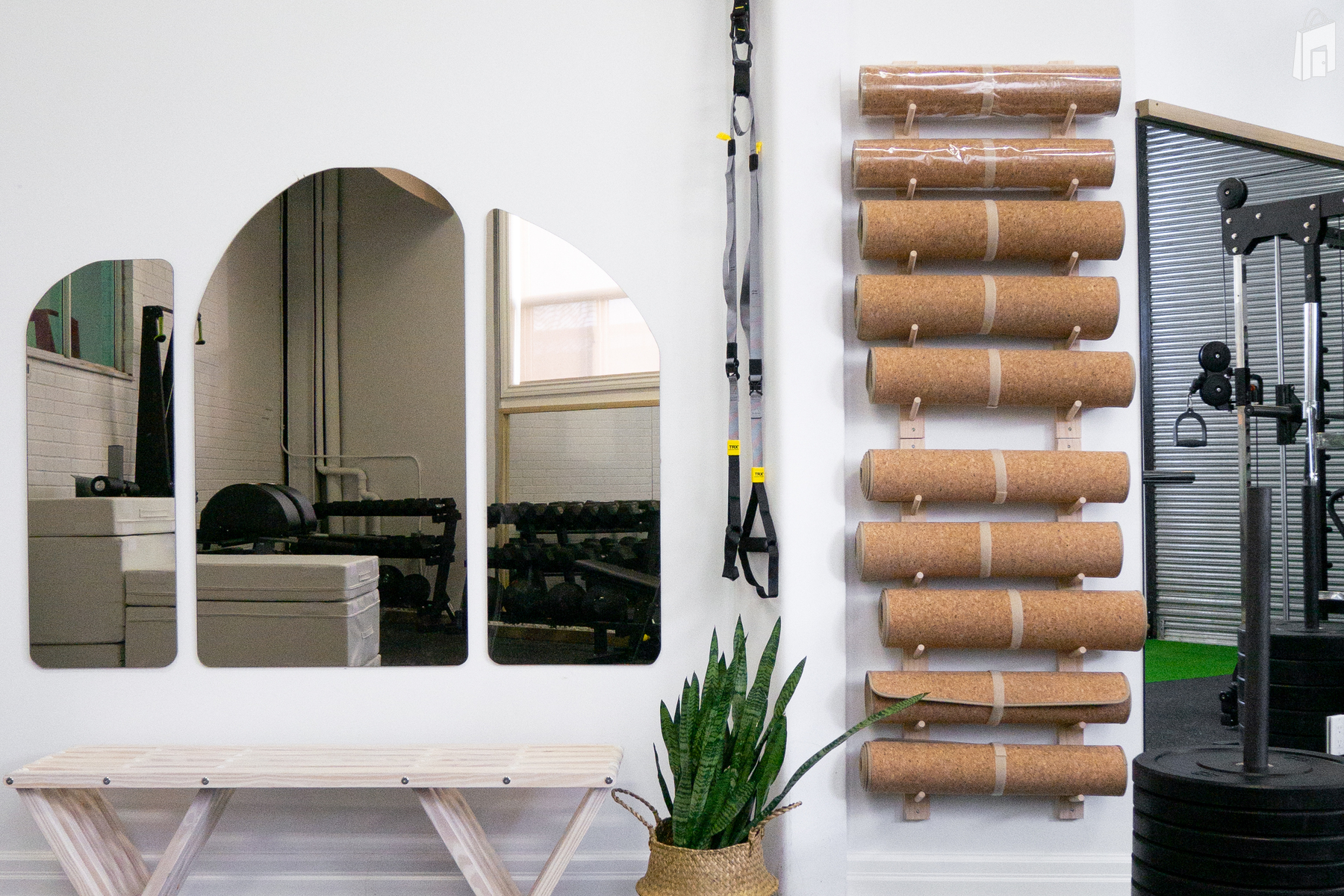 Spaces by Jacflash designed THE STUDIO to be a holistic, fitness centre where rugged athleticism meets mindful conditioning.