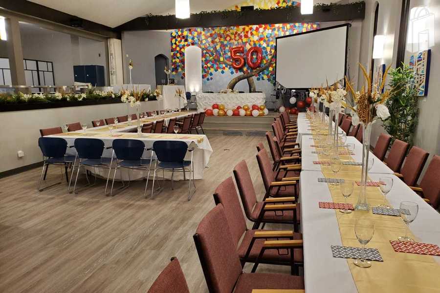 Party - Rectangle Tables Layout 3