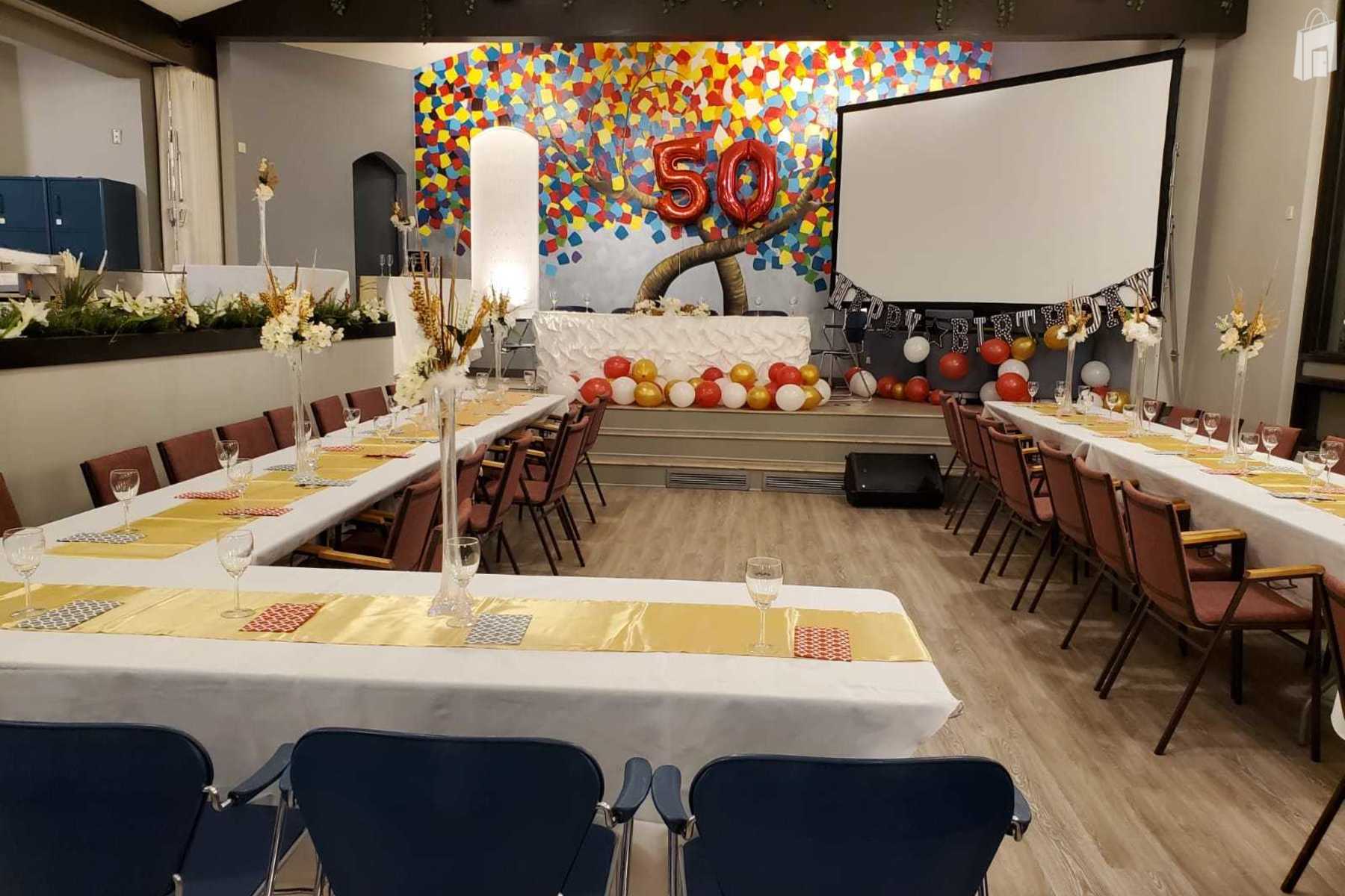 Party - Rectangle Tables Layout 4