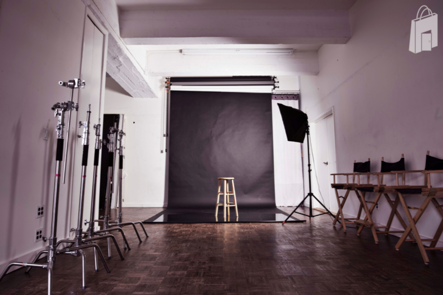 Headshot Photography set up