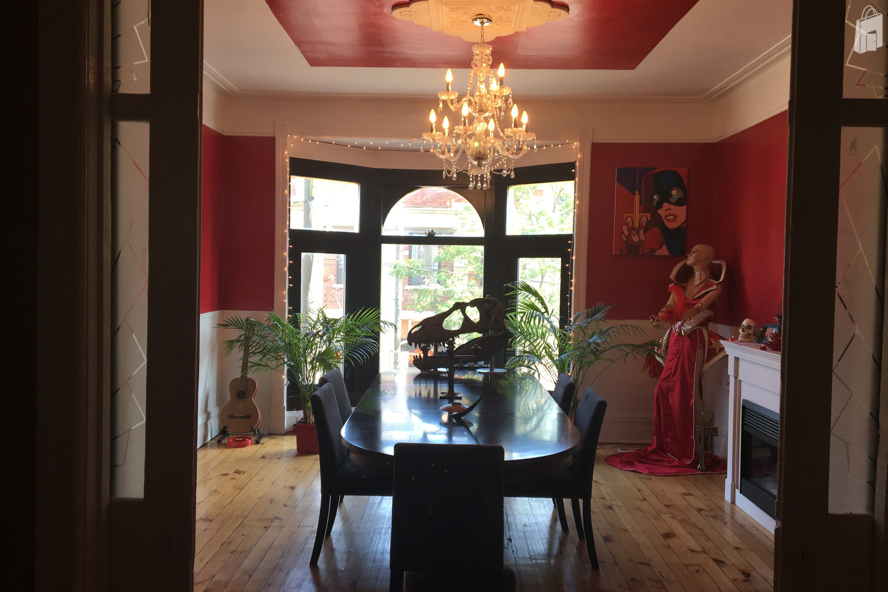 Upstairs dining room