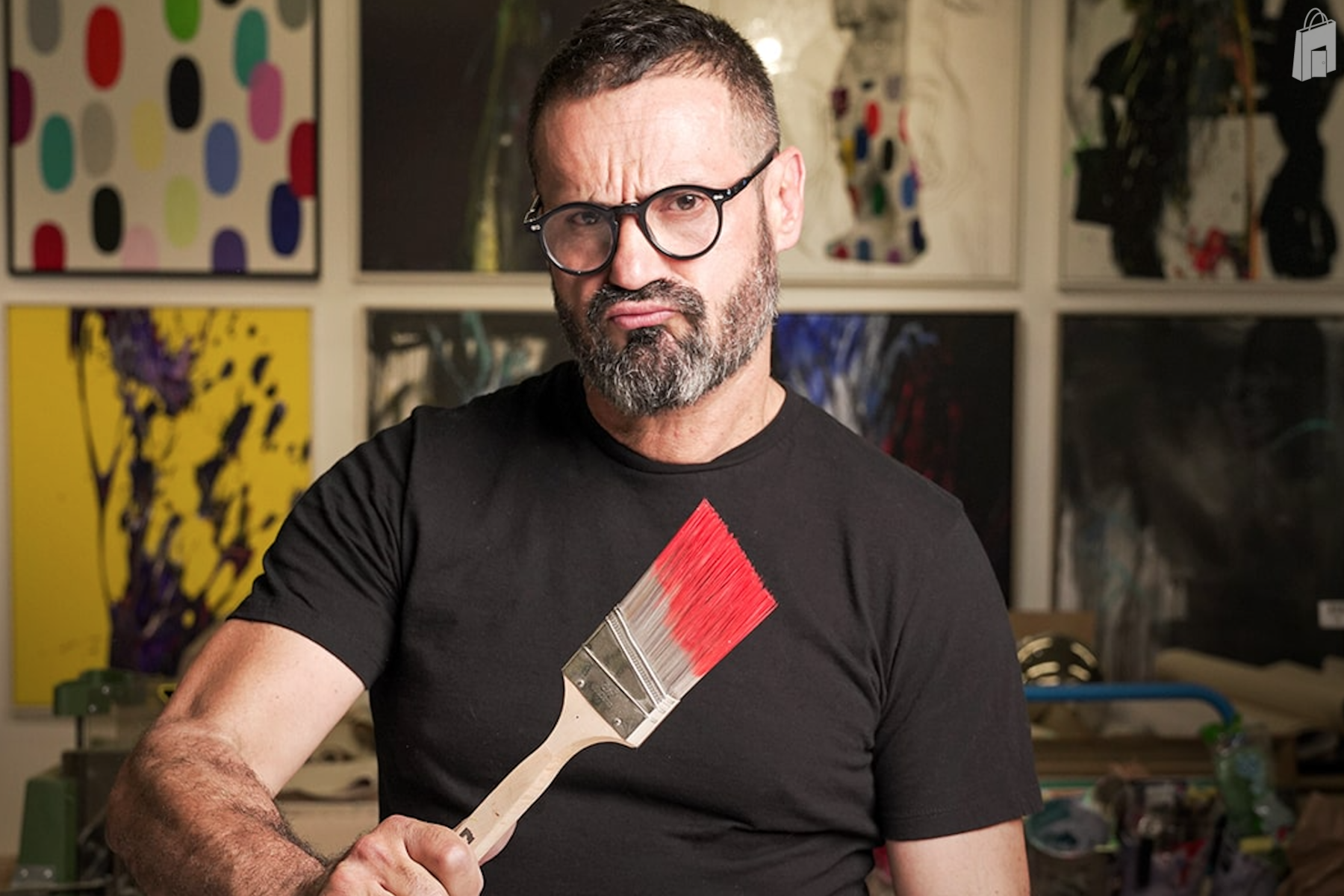 Artist Peter Triantos Featured in his Gallery, in Dolce Magazine, April 2021