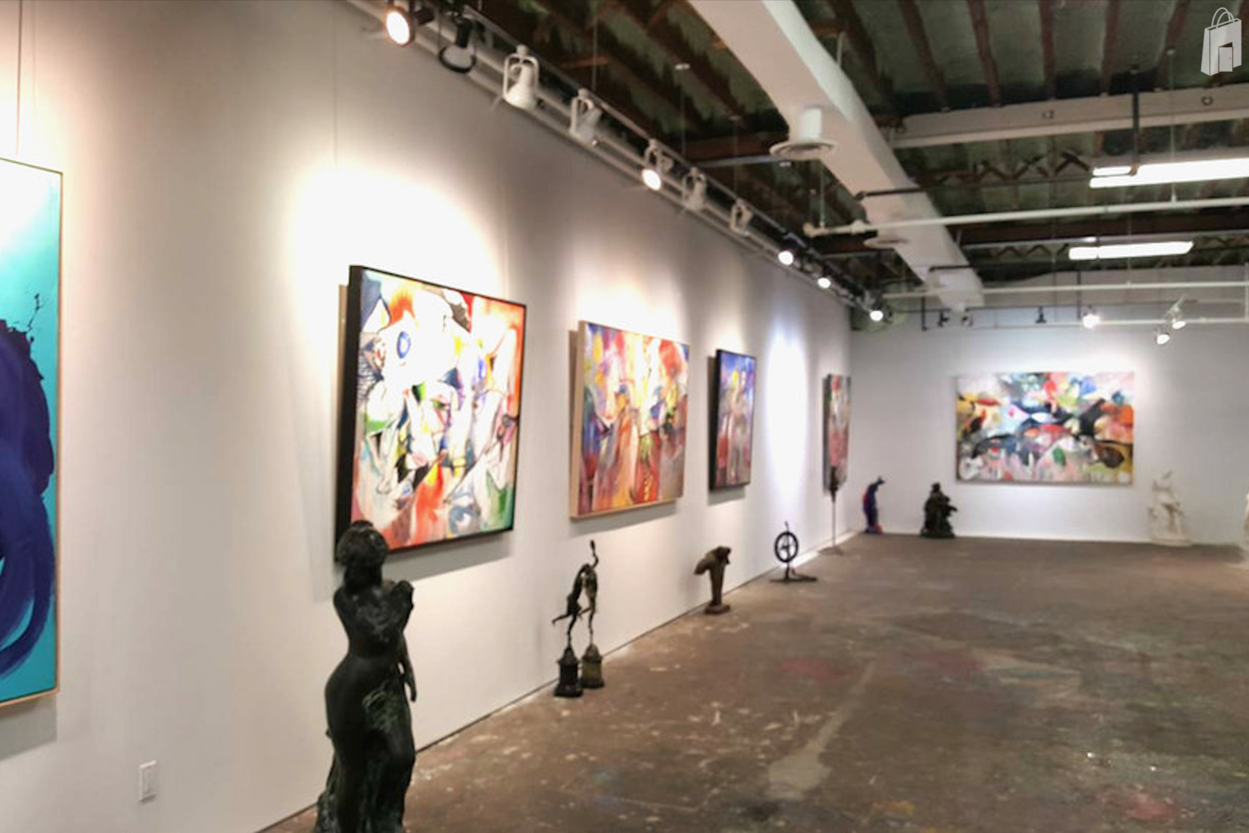 Peter Triantos' Paintings and Sculptures Featured in his Brandon Ave Gallery