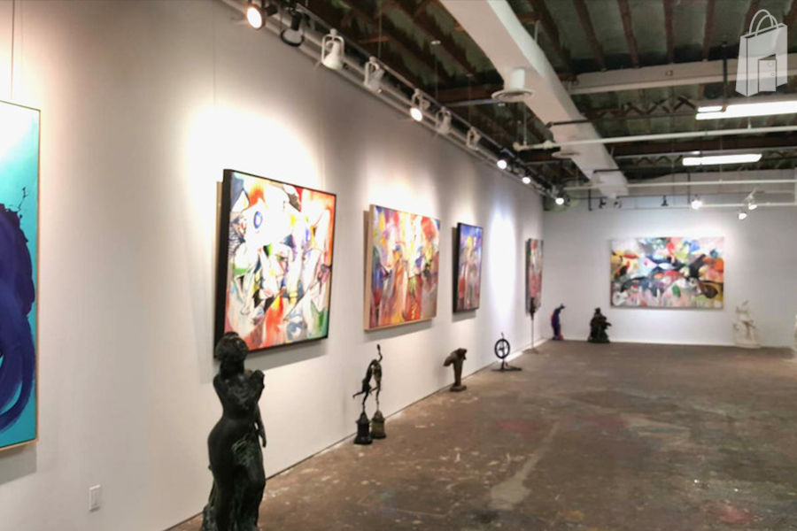 Peter Triantos' Paintings and Sculptures Featured in his Brandon Ave Gallery