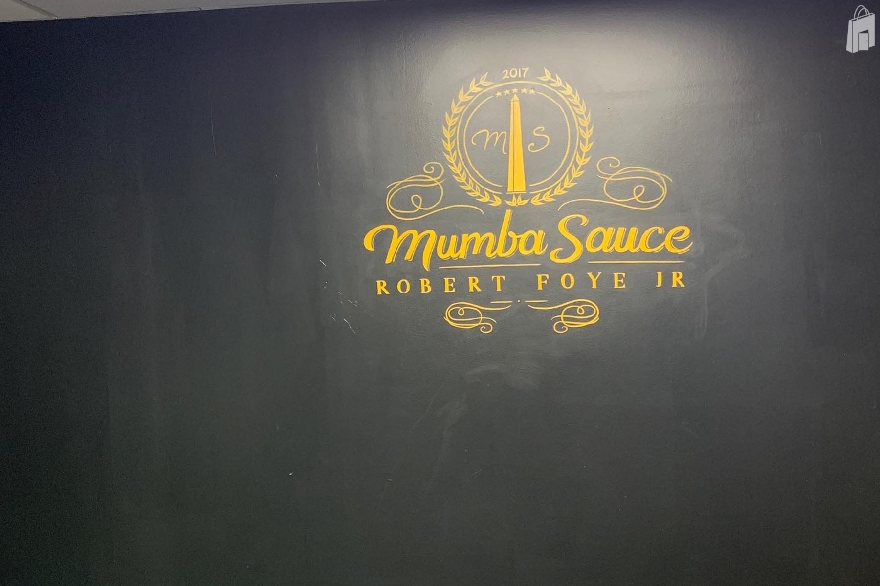 Mumba Sauce wall artwork