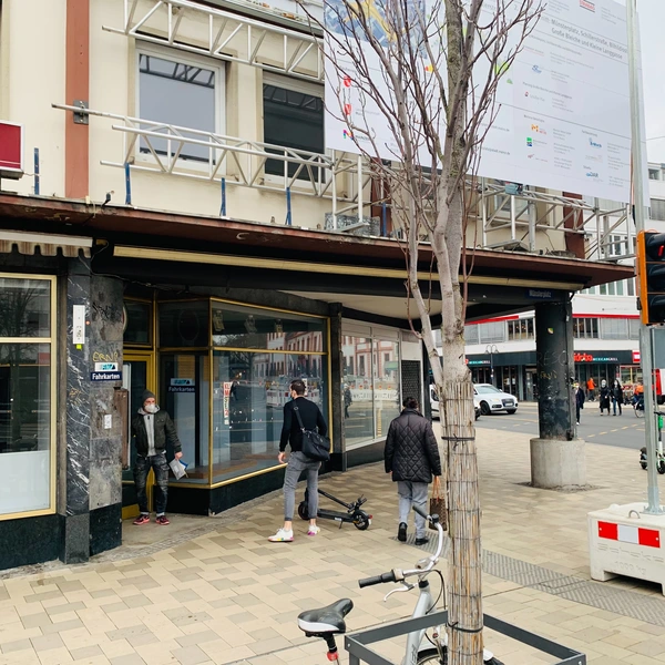 Das "GB1" ist ein Gesamtkonzept und bietet 4 verschiedene Shops, 1 Gastro und 1 Creative Space in zentraler Lage