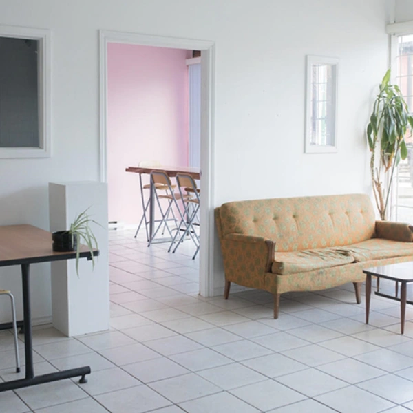 Bright Room with Colored Walls in Vancouver