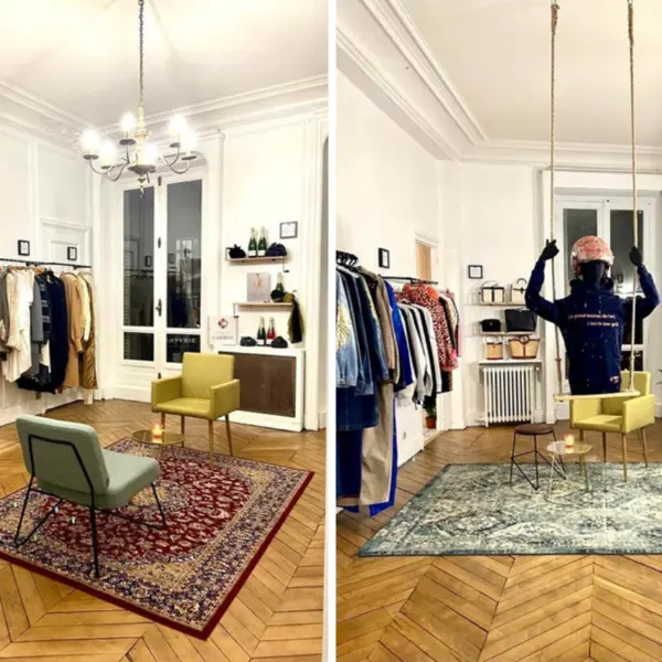 Showroom of premium designers in prestigious Saint-Honoré