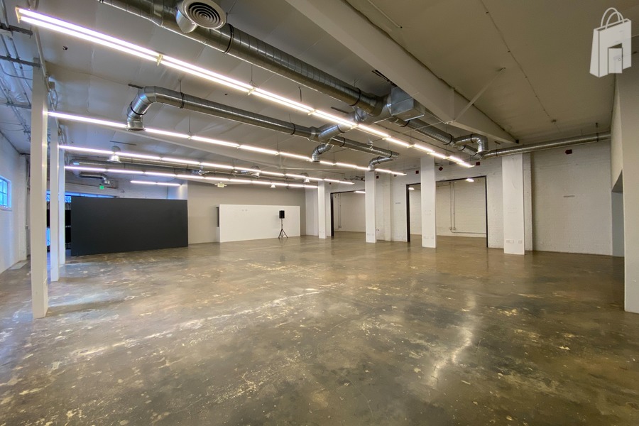 The big main room front ¾ view