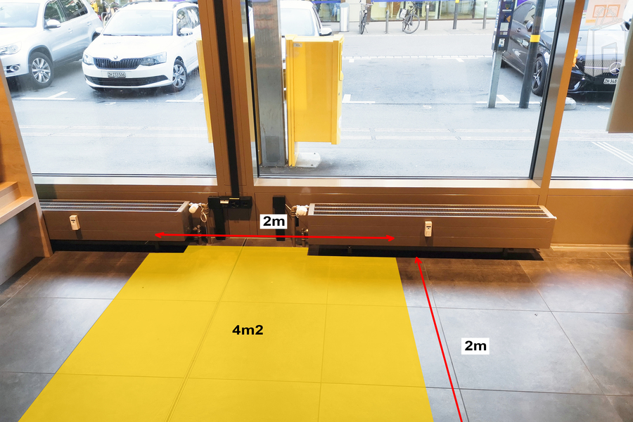 Promotionsfläche Postfiliale Uster 