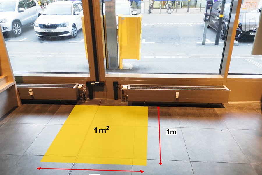 Promotionsfläche Postfiliale Uster 