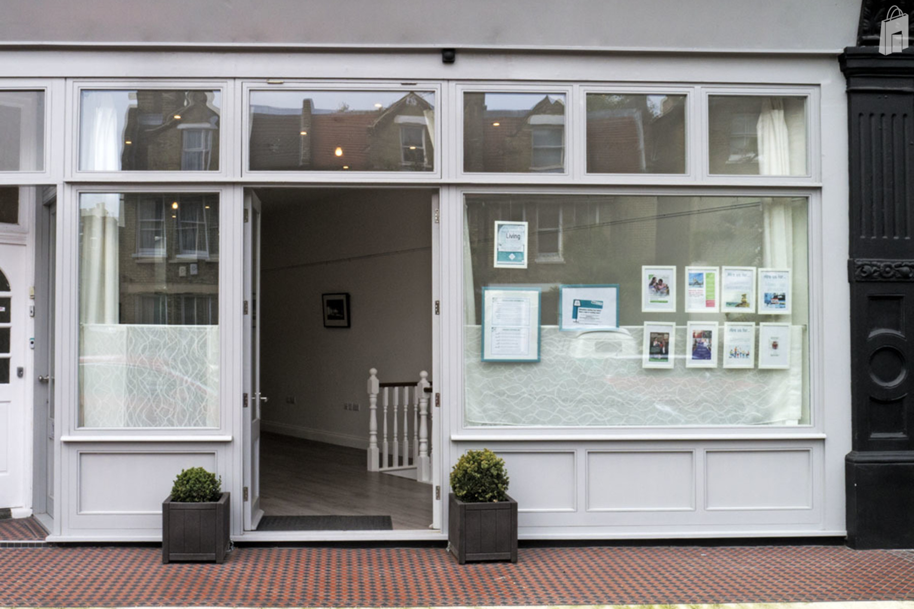 The Living Room Place front display window