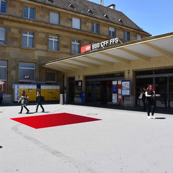Promotion & Pop-Up Store Standort P1, Bahnhof Neuchâtel SBB