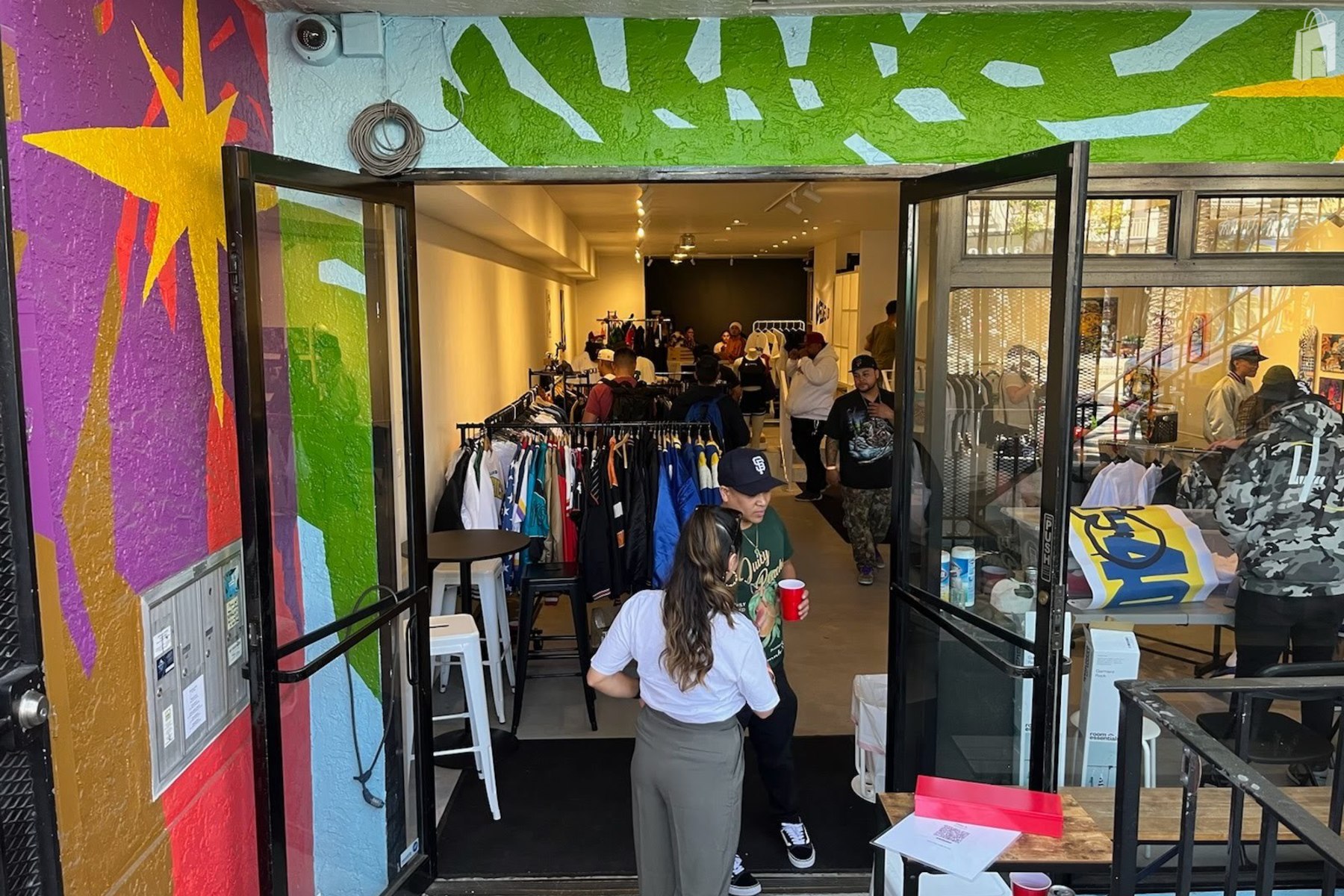 Front Entrance During Pop Up Event 