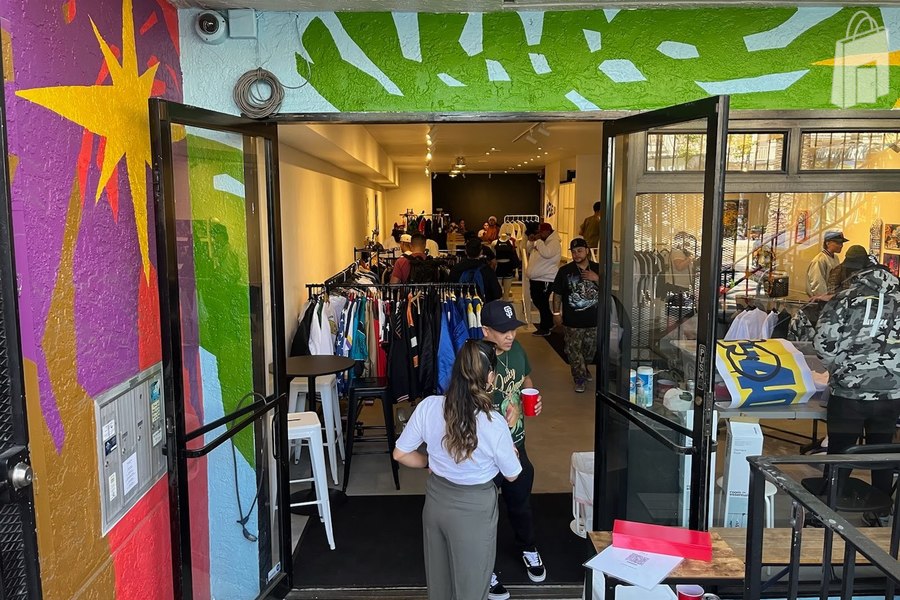 Front Entrance During Pop Up Event 