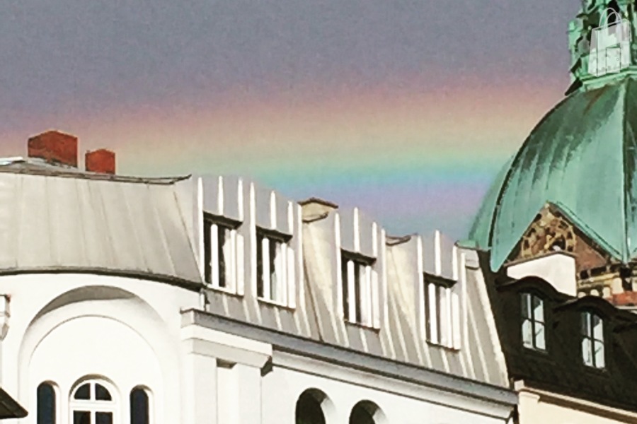 So sieht  die Nachbarschaft aus (Lukaskirche)