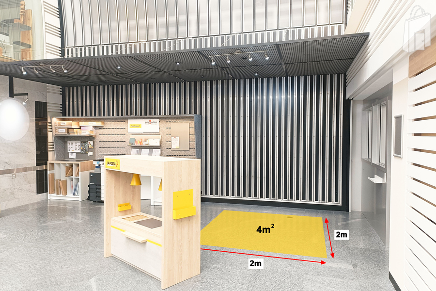 Superficie promozionale, filiale della Posta Bellinzona 1