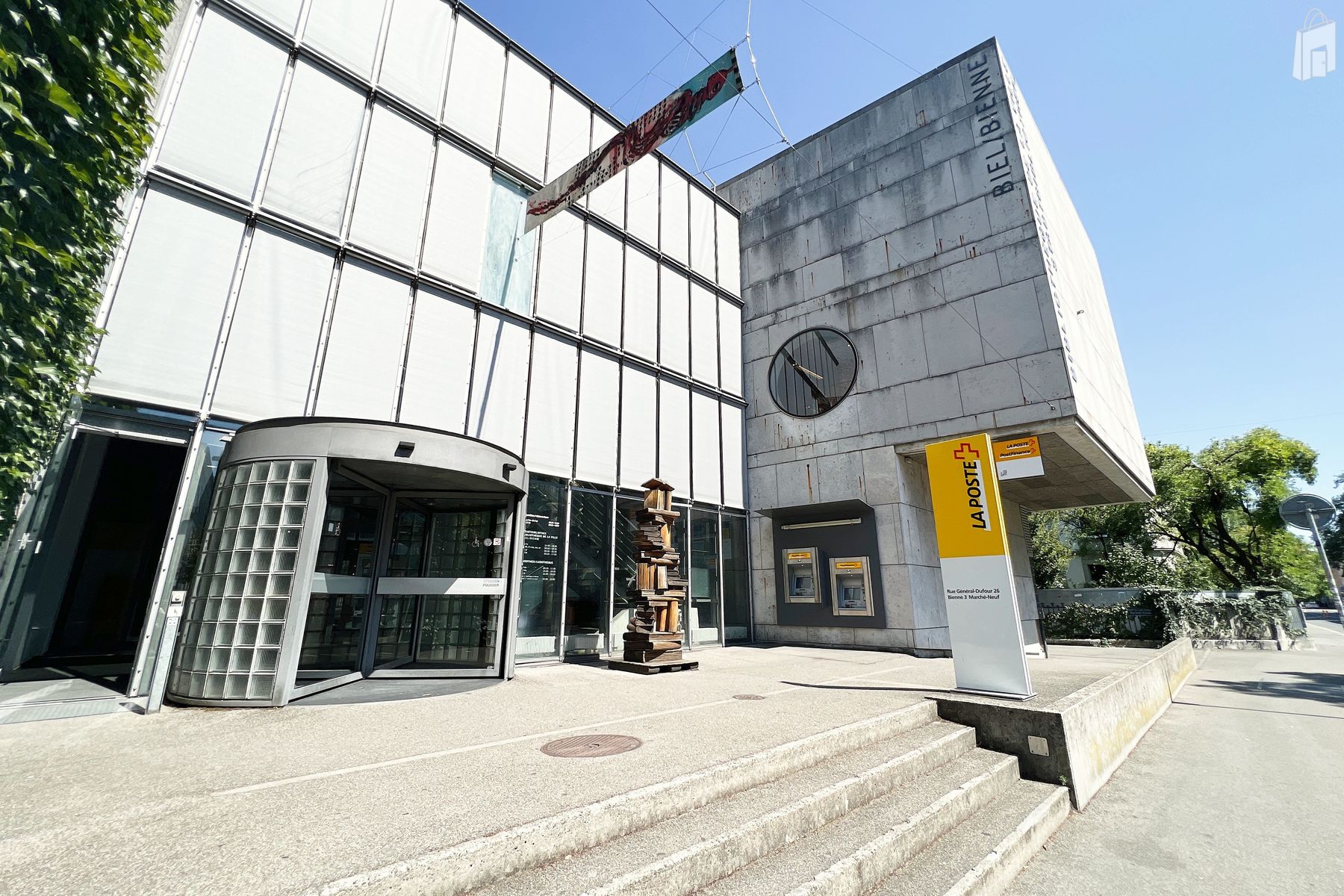 Aussenansicht, Postfiliale Biel/Bienne 3 Neumarkt/Marché-Neuf