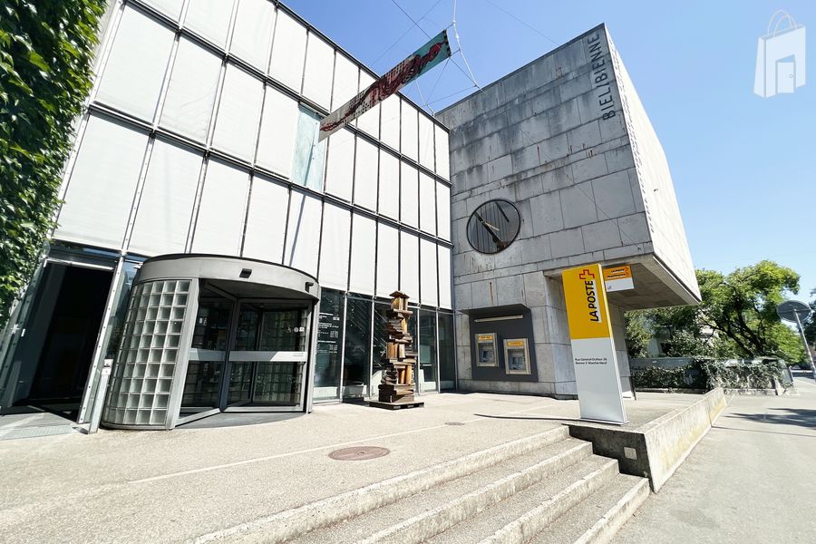 Aussenansicht, Postfiliale Biel/Bienne 3 Neumarkt/Marché-Neuf