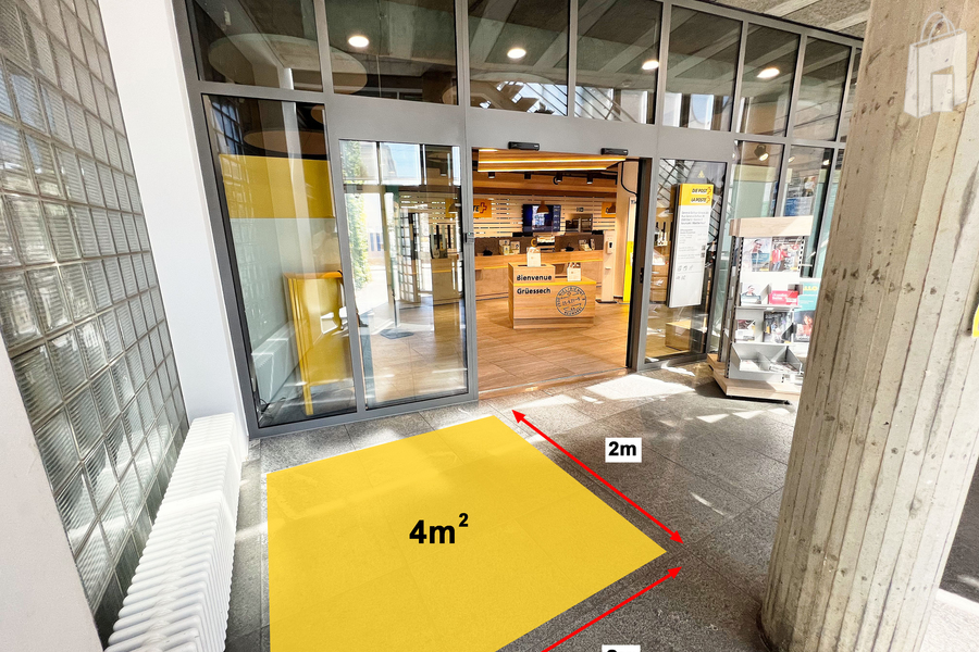 Promotionsflaeche, Postfiliale Biel/Bienne 3 Neumarkt/Marché-Neuf