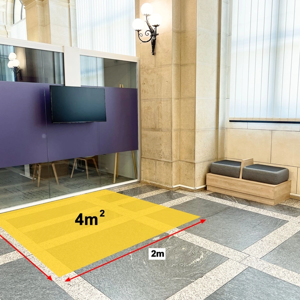 Surface de promotion 4m² filiale de la Poste Genève 1 Mont-Blanc